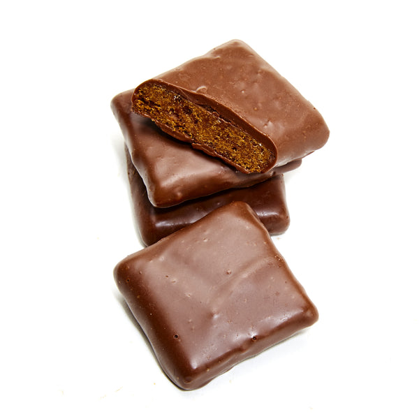 Caramelized Graham Crackers in Pure Milk Chocolate