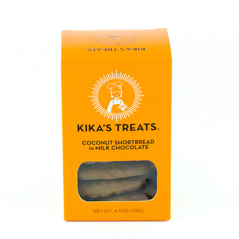 Coconut Shortbread in Pure Milk Chocolate